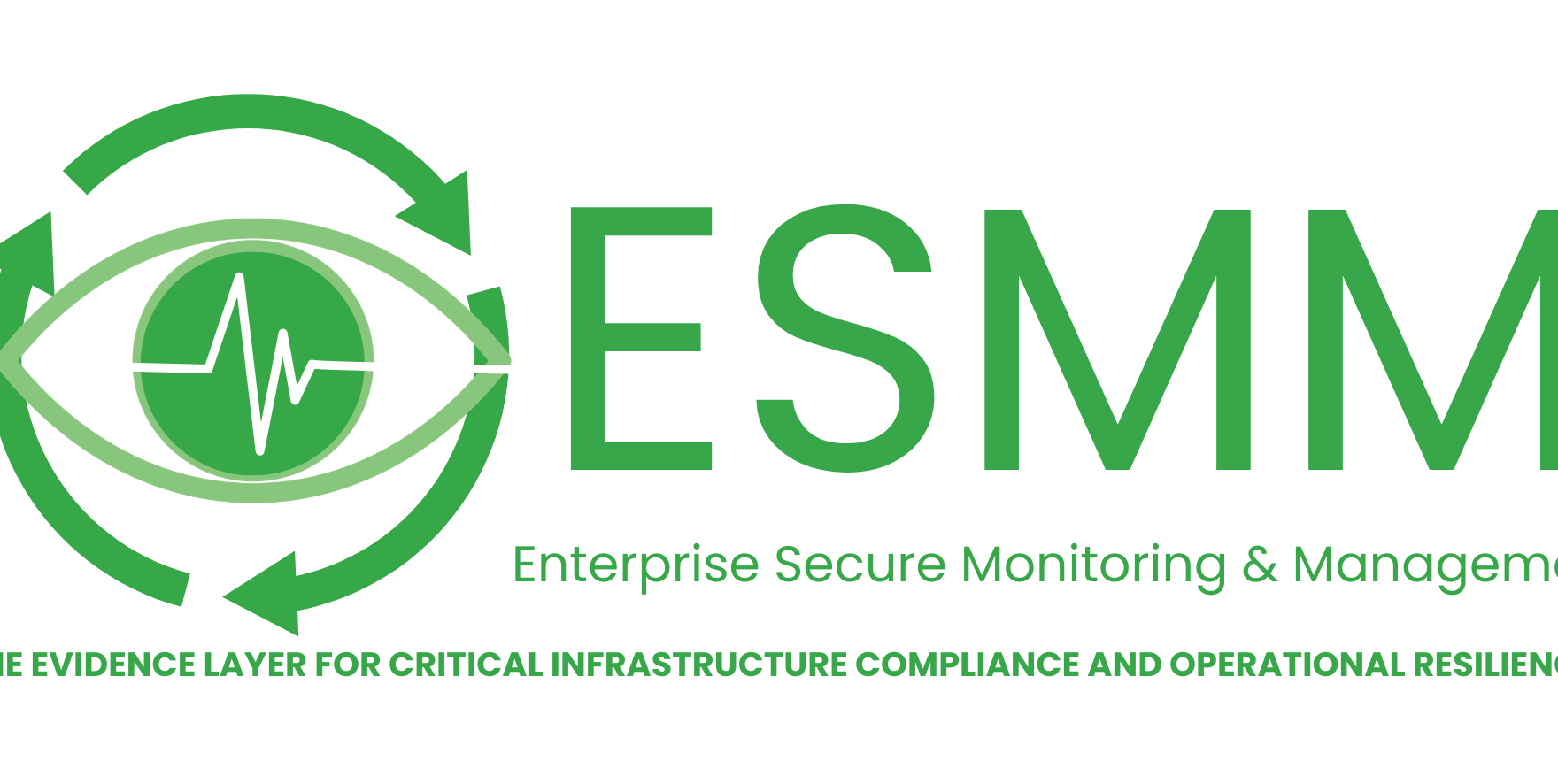 ESMM - Enterprise Secure Monitoring & Management logo: The evidence layer for critical infrastructure compliance and operational resilience.